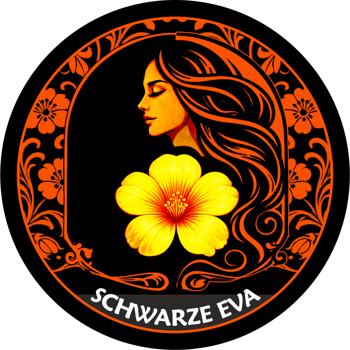 Schwarze Eva-Logo
