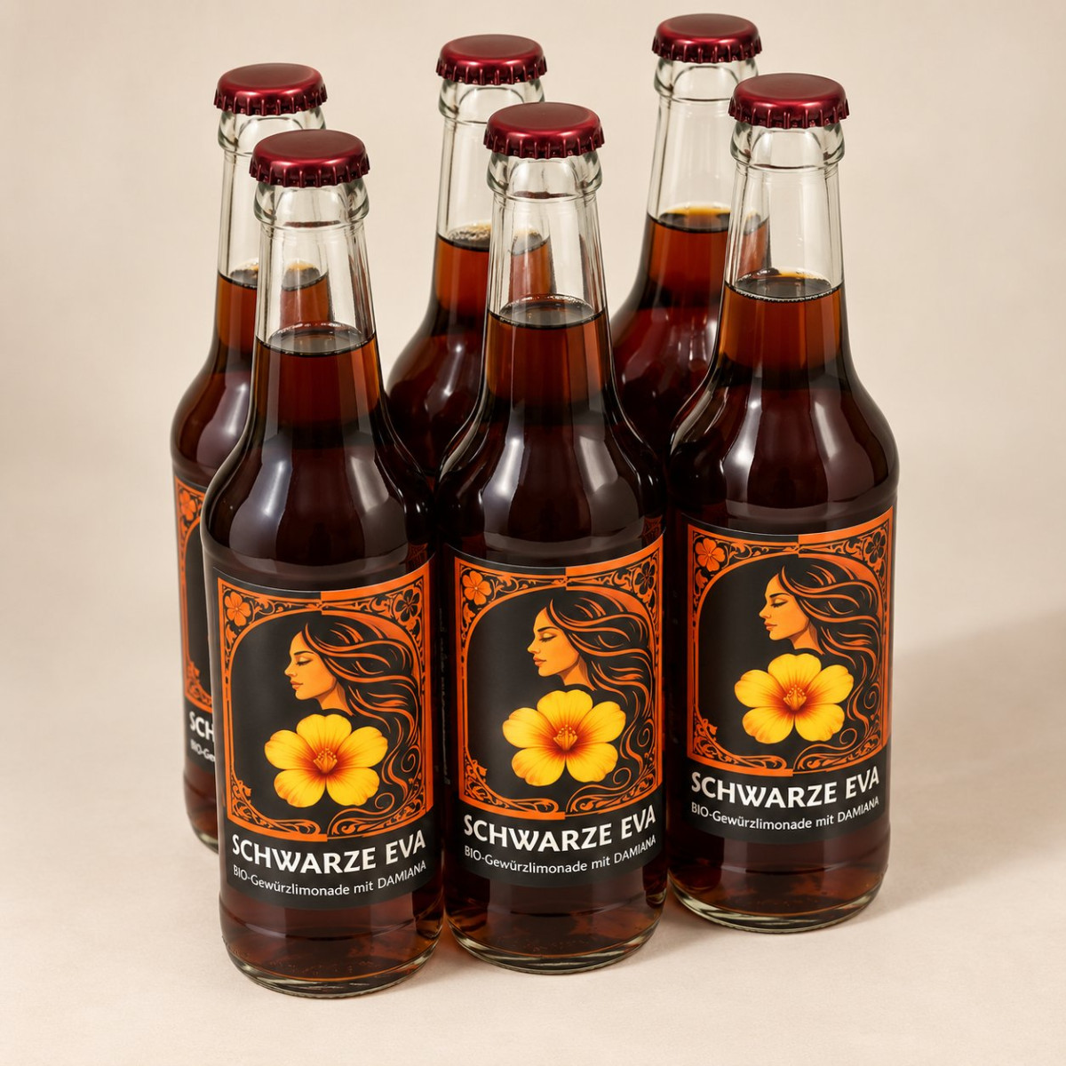 Schwarze Eva 6-pack